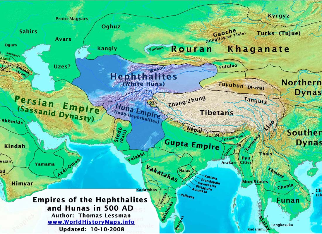 empire-des-huns-hephthalites