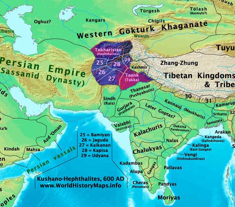 World Map 600 Ad