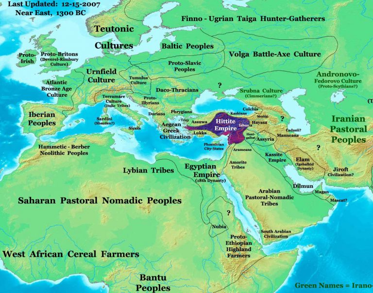 Hittite Empire World History Maps