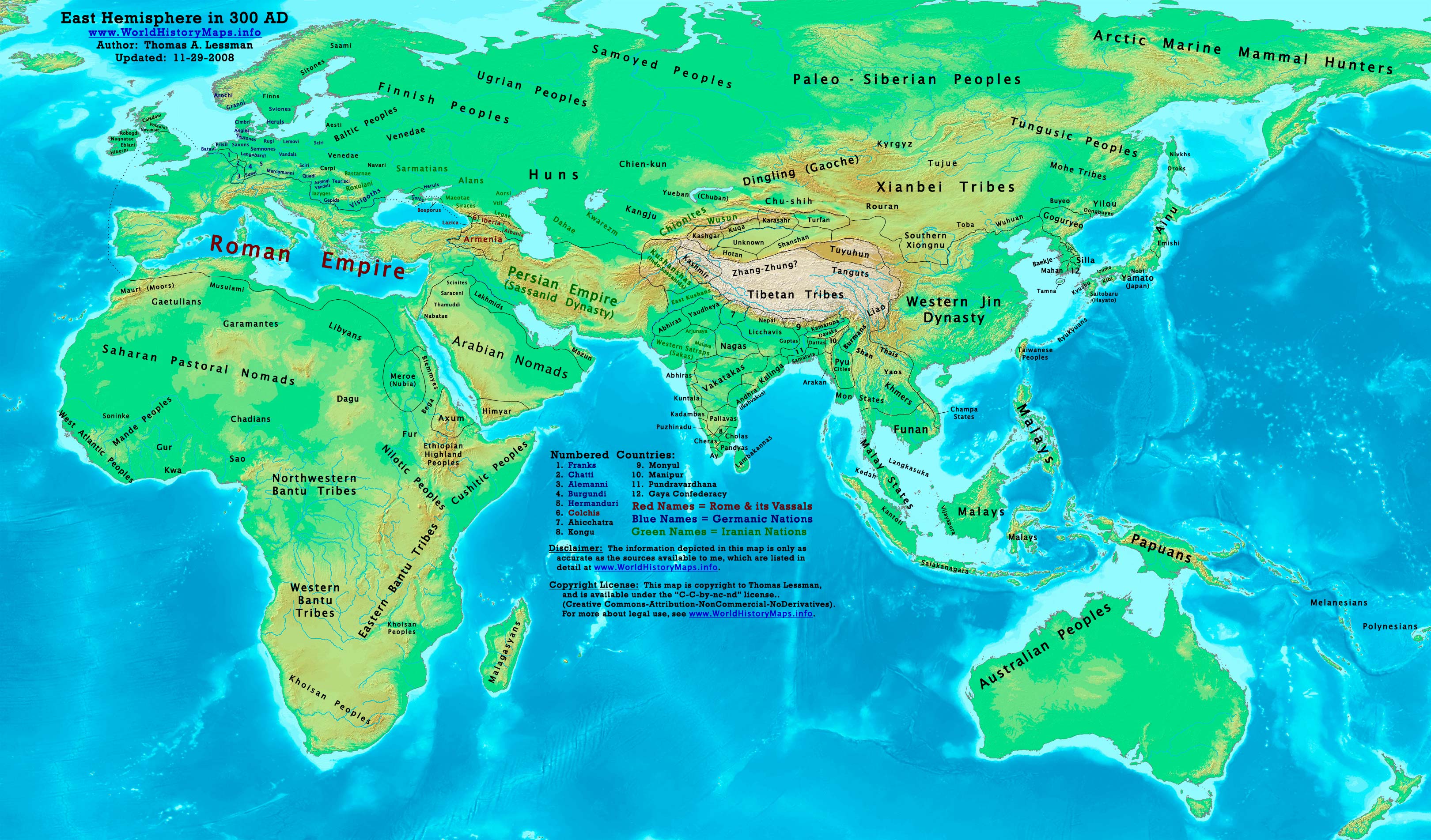 World Map 300 Ad World History Maps