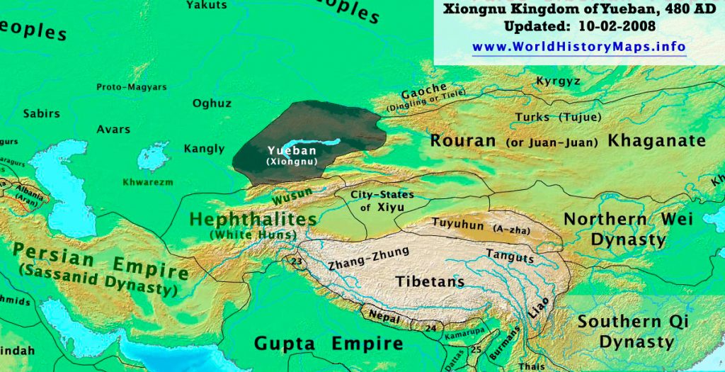 Yueban Kingdom - World History Maps